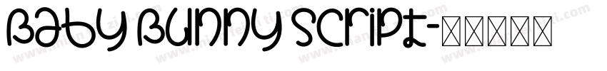 Baby Bunny Script字体转换